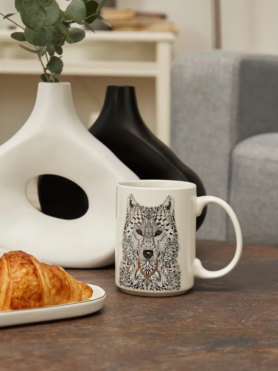 Lefard 500 Ml Porselen Çay Ve Kahve Kupası 167672781 Siyah