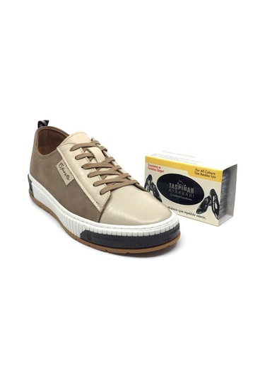 Taşpınar Lisans %100 Hakiki Nubuk Deri Ortopedik Erkek Günlük Sneaker Yazlık Ayakkabı Yeni Sezon 40-44 Bej Taşpınar Lisans %100 Hakiki Nubuk Deri Ortopedik Erkek Günlük Sneaker Yazlık Ayakkabı Yeni Sezon 40-44 Bej