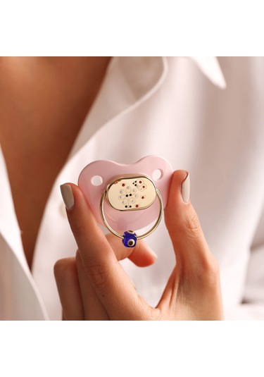 Sembol Gold Altın Emzik Tasarım 14 Ayar Mineli Papatya