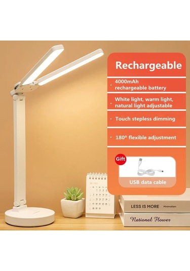 Led Masa Lambası 3 Seviyeleri Kısılabilir Dokunmatik Gece Çok Renkli