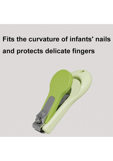 Sones 4'ü 1 Arada Bebek Tırnak Makası Seti Seyahat Taşınabilir Bebek Bakım Seti Yeşil