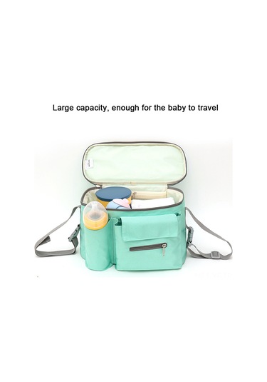 Yifomall Çocuk Arabası Çantası Oxford Kumaş Çeşitli Desenler Bebek Süt Botu Bezi Taşıma Çekirdek Fonksiyonu Dışarı Çıkış Kol Sağlama Çok Renkli