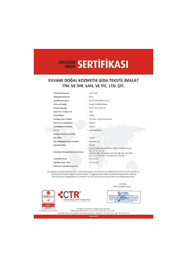Organik Köftelik Bulgur 1kg