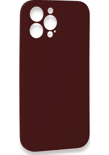Newface Apple   Uyumlu  iPhone 13 Pro Max Kılıf Lansman Legant Silikon - Bordo