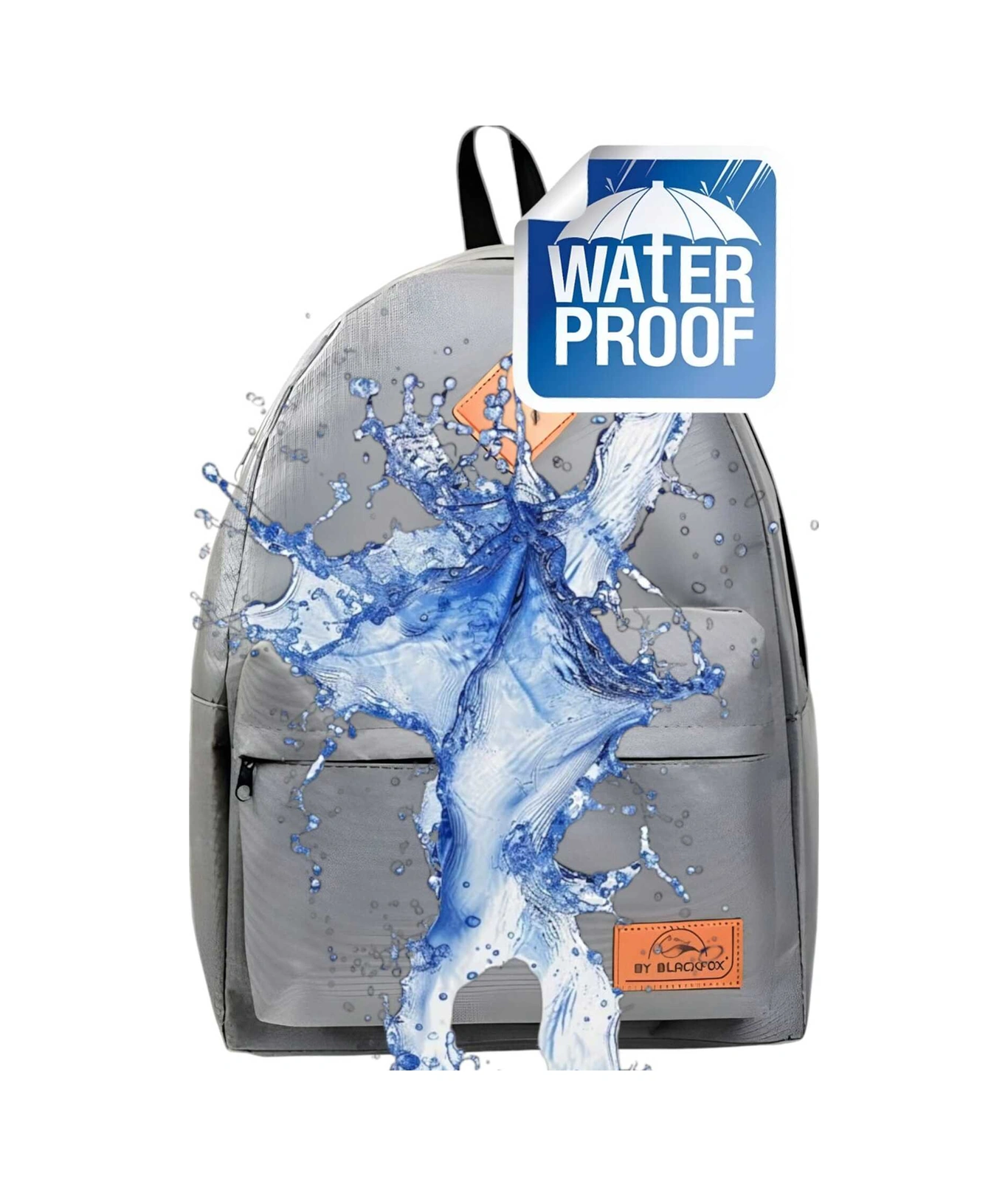 Tezzgelsin Unisex Su Geçirmez Günlük Kullanım Sırt Çantası Gri