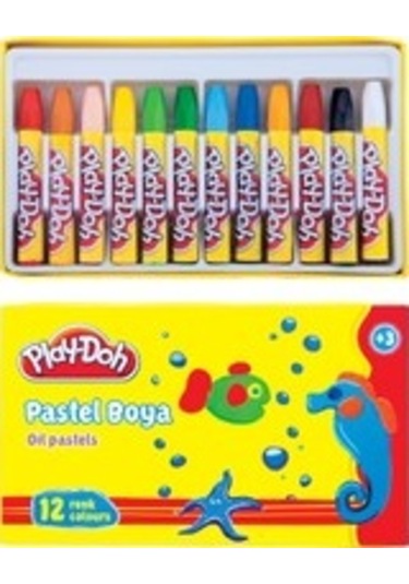 Play Doh 12 Renk Pastel Boya Karton Kutu