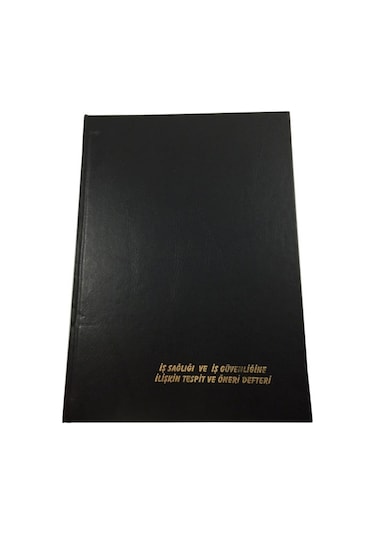 Dilman İş Sağlığı Ve Güvenliği Tespit Öneri Defteri Ciltli 1 Adet