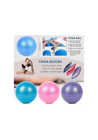 Geeksen Pilates Topu: Yoga, Denge Ve Rehabilitasyon İçin Dayanıklı Ve Pratik Egzersiz Ekipmanı