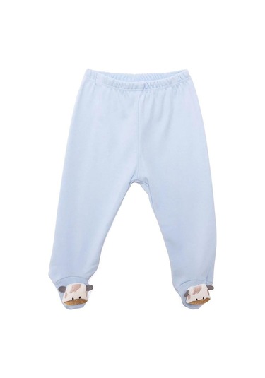 Mini Damla Little Life Pantolon Patikli Çıngıraklı Mavi-12452 Mavi
