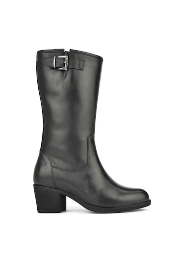 Ziya, Kadın Hakiki Deri Çizme 14319z88082 Siyah 14319z88082 000 Siyah