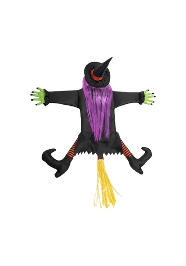 Cadı Ağaca Çarpıyor Cadı Dekoru Dışarıda Cadı Kapısı Bahçe Cadıları Komik Parti Korkutucu Perili Ev Aksesuarları