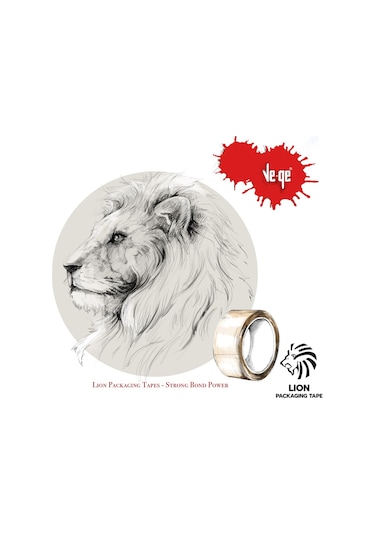 Vege Koli Bandı 45 x 100 Şeffaf (Aslan) 6 Adet