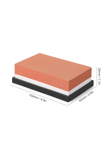 Moveevo Profesyonel Çift Yüzeyli Bıçak Bileme Taşı - Kaymaz Tabanlı Ve Pratik