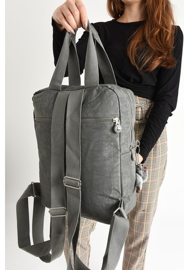 İki Fonksiyonlu Sırt Ve El Çantası Ultra Hafif Gri Model:571-5h - Gri