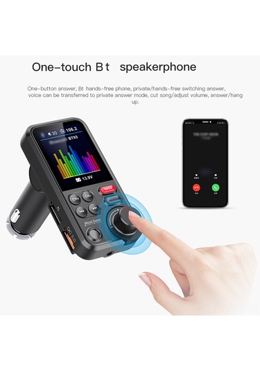 Suofeng Araç İçin Akıllı Bluetooth Mp3 Çalar - Fm Vericili, Usb Şarj, Hd Ses, El Serbest Konuşma