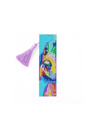 Xianwen Geeroyoo Renkli Köpek Şekilli 5d Elmas Kitap Ayracı Seti