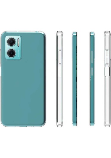 Zore Redmi 10 5g Kılıf Msra Süper Silikon Kapak - Renksiz Renksiz