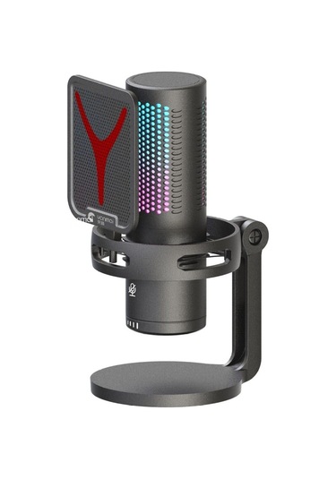 Gm7 Profesyonel Rgb Semi Pro Tak Çalıştır Usb Kablolu Vlog Canlı Yayın Stüdyo Mikrofon