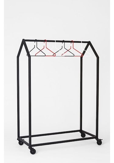 Cloth Siyah Metal Askılık Siyah