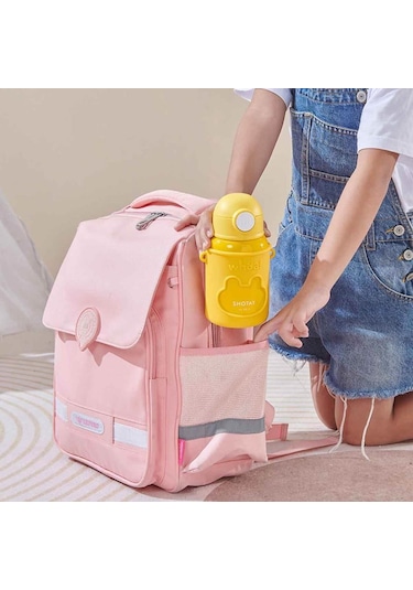 Shotay Happy Everyday Çelik Termos Matara Çocuk 480ml Pembe