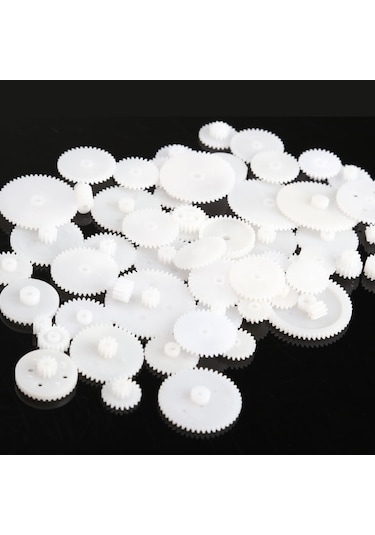 60 Parça Plastik Dişli Seti Rc Çark Arduino