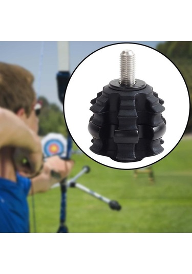 Pazly Suntek Yay Stabilizatörü Kolay Kurulum Okçuluk Şok Emici Siyah