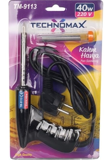 Technomax Tm-9113 40 Watt Havya Lehim Telli Lehim Makinesi Ac220v 120cm Kablolu