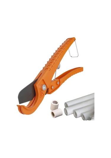 Hightower Sk5 Çelik Teflon Su Borusu Ve Isıya Dayanıklı Bahçe Makası - Turuncu Turuncu