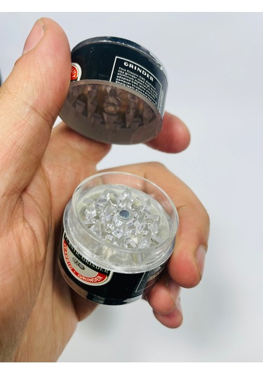 Plastik Pil Modeli 3Parça Grinder Tutun Öğütücü//42mm