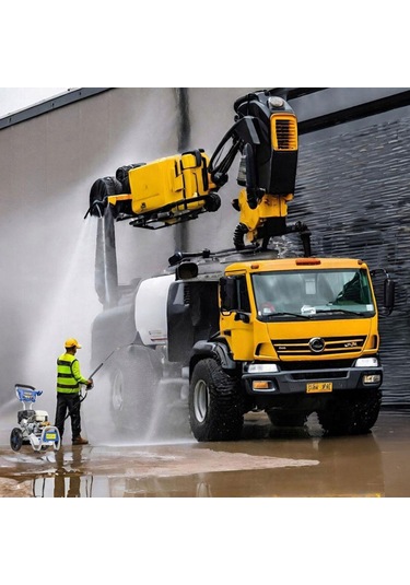 Michelin Mpx240tho 4.8hp 240bar 4 Zamanlı Benzinli Ağır Hizmet Basınçlı Yıkama Makinesi