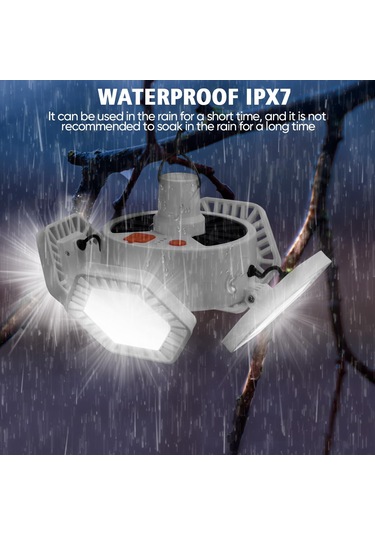 Lekaufen 169 Uzaktan Kumandalı Led Solar Kamp Lambası, 360 Siyah