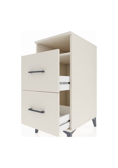 Kronos Komodin 2 Raflı Tek Çekmeceli Tek Kapaklı 44x59x96 Aytaşı-aytaşı Aytası