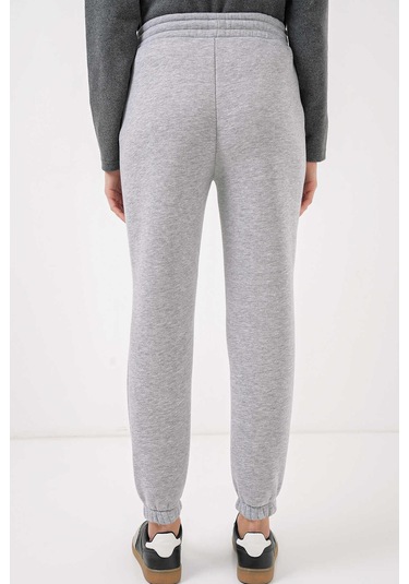 Gabria Paça Lastikli Eşofman Altı Gri