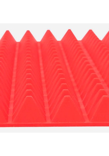 Siyah 40x27 Cm Kırmızı Piramit Bakeware Tava Yapışmaz Barbekü Silikon Mat Mikrodalga Fırın Barbekü Tepsisi Araçları Siyah