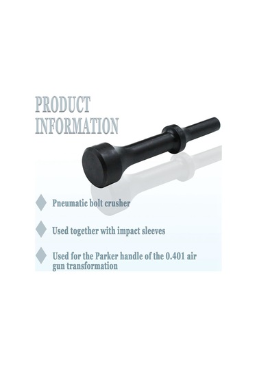Pnömatik Çekiç 4 İnç Düzleştirme Hava Çekiç Uçları, 2 Adet