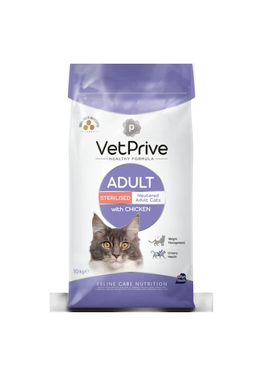 Sterilsed Chicken Kısırlaştırılmış Tavuklu Kedi Maması 10 Kg