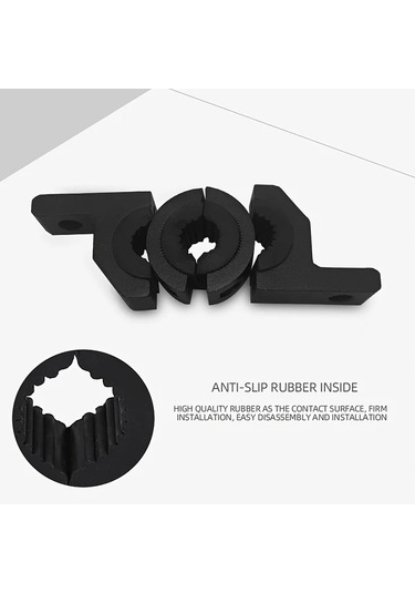 Xuweiwei 2pcs 8mm Alüminyum Alaşım Tutamak Braket 6mm 8mm 10mm Yardımcı Sürüş Işığı Bağlantı Braketi