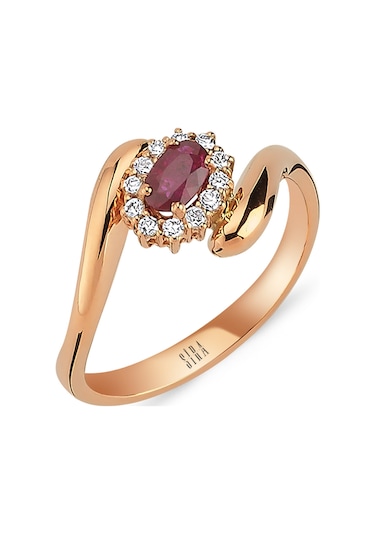 Siramücevherat Anturaj Yakut Yüzük - Rose