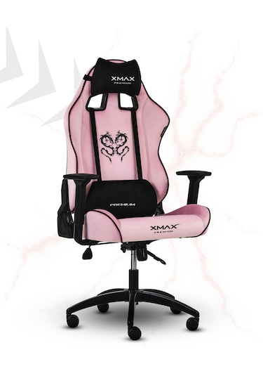 Xmax Rio Balerion Kumaş Oyuncu Koltuğu Pembe