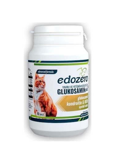 Edozero Glukosamin Plus Kedi Tableti 45 G 75 Tablet