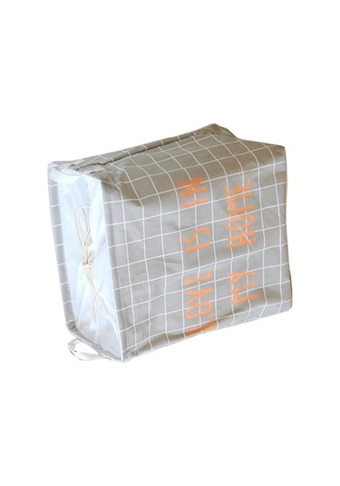 Willowhaven İskandinav Tarzı Katlanabilir Depolama Sepeti, Siyah Gri Giysi Kutusu, 25x25x40cm Dolap Düzenleyici DiğER