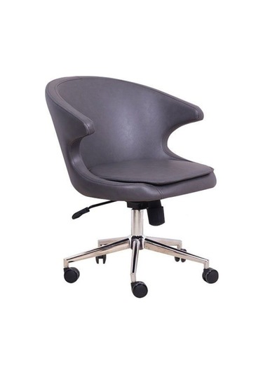 Koltukstilim Koket Gri Deri Çalışma Koltuğu Diğer