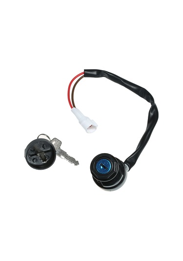 Teltree Yamaha Raptor 660 Yfm660 2001-2005 Atv İçin Dayanıklı Metal-plastik Ateşleme Anahtarı, 4 Tel, 3 Pin Ve 2 Anahtar Dahil 1-gang