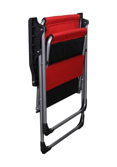 Alin Metal Lüks 4 Lü Katlanır Sandalye Ve Masa Seti Kirmizi Kırmızı