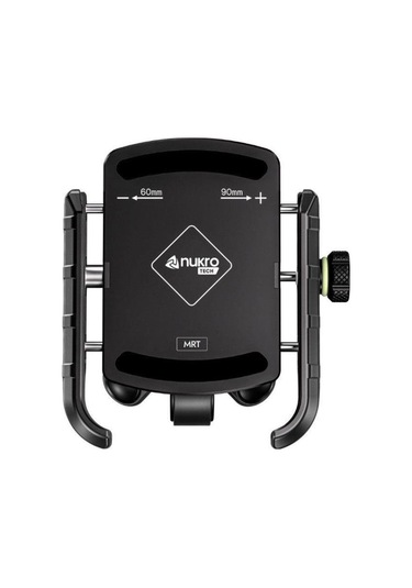Nukrotech Mrt 4 Yastıklı Titreşim Modüllü Telefon Tutucu Siyah