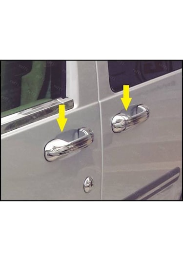 FORD CONNECT 2004-2014 KAPI KOLU 4 KAPI KROM PASLANMAZ ÇELİK