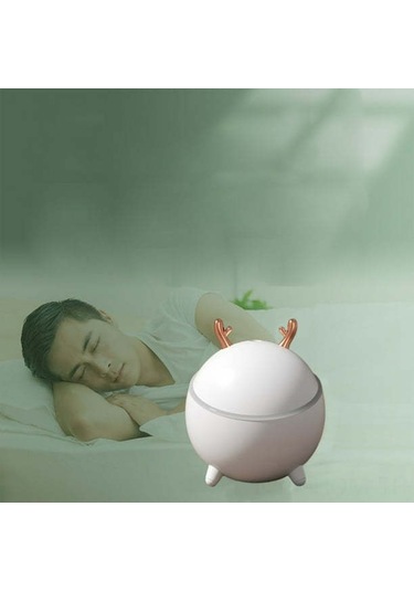 Suofeng Sessiz Otomatik Kapanma Mini Nemlendirici - Ev Ofis Araç İçin Taşınabilir Çift Sprey Modlu 300ml Su Tankı