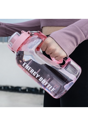 Sporcu Su Matarası 2500 Ml Pembe