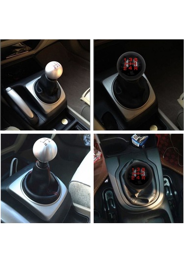 Yaozixa Honda Civic Fd2 Type-r İçin 6 Vitesli Manuel Vites Kolu, Ergonomik Tasarım, Metal, Gümüş Rengi, Hızlı Ve Yumuşak Vites Değişimi Gümüş