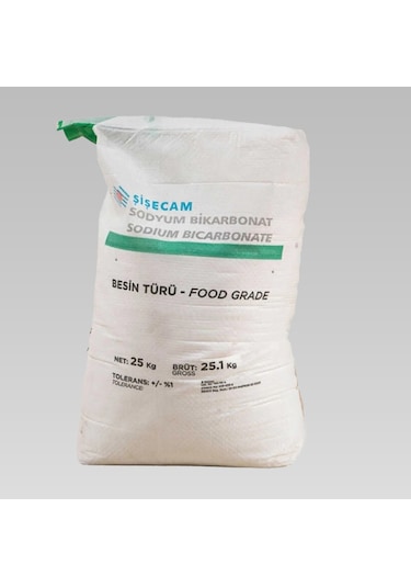 Şişecam Saf Karbonat İçilebilir Sodyum Bikarbonat 25 KG Fiyatları ve  Özellikleri
